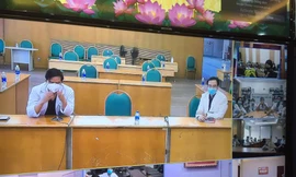 Các chuyên gia hội chẩn trực tuyến ca bệnh nặng số 91