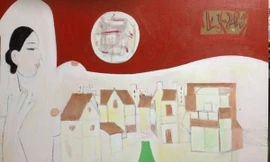 Nữ họa sỹ nghiện vẽ tranh nude