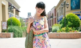 Siêu xinh cùng váy họa tiết