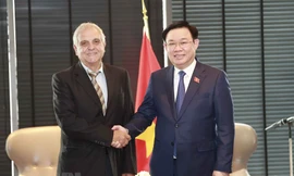 Hình ảnh hoạt động của Chủ tịch Quốc hội Vương Đình Huệ tại Bulgaria