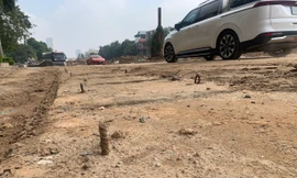 Cận cảnh tuyến đường thi công bị 'bỏ quên' gây ô nhiễm, mất ATGT