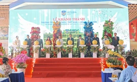 Trường Khải Hoàn - Nam Sài Gòn khánh thành, mở ra năm học đầu tiên với mô hình Happy School