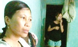 Chị Nguyễn Thị Khuyên buồn rầu kể về tai nạn của con gái