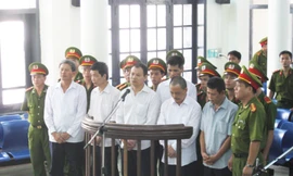 Phương Linh Hột cùng đồng phạm tại phiên tòa sơ thẩm