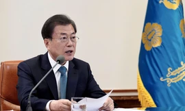 Tổng thống Hàn Quốc Moon Jae-in. (Ảnh: Getty Images)