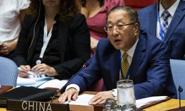 Đại sứ Trung Quốc tại Liên Hợp quốc Zhang Jun. (Ảnh: China Daily)