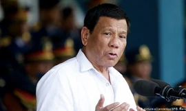 Tổng thống Philippines Duterte. (Ảnh: DW)