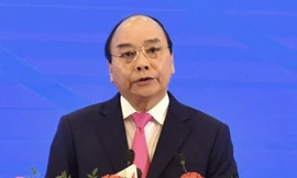 Thủ tướng Nguyễn Xuân Phúc phát biểu tại lễ khai mạc Hội nghị cấp cao ASEAn 36. (Ảnh: Như Ý)