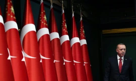 Tổng thống Thổ Nhĩ Kỳ Tayyip Erdogan. (Ảnh: AP)