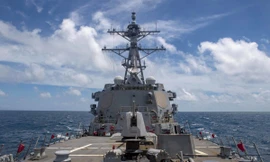 Tàu khu truc tên lửa Arleigh Burke của hải quân Mỹ. (Ảnh: US Navy)