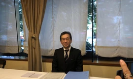 Người phát ngôn Bộ Ngoại giao Nhật Bản Yoshida Tomoyuki. (Ảnh: Bình Giang)