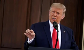 Ông Trump trong bài phát biểu ngày 7/9. (Ảnh: Reuters)