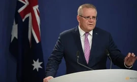 Thủ tướng Úc Scott Morrison. (Ảnh: Reuters)