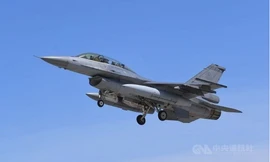 Một chiếc F-16 của Đài Loan. (Ảnh: CNA)