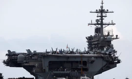 Tàu sân bay USS Theodore Roosevelt. (Ảnh: Reters)