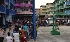 Một khu ký túc xá dành cho lao động nước ngoài ở Singapore. (Ảnh: Straitstimes)