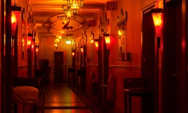 Bên trong nhà thổ Pastra. (Ảnh: Telegraph)