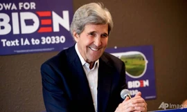 Cựu ngoại trưởng Mỹ John Kerry. (Ảnh: AP)