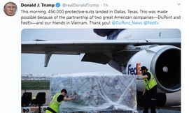 Thông điệp ông Trump vừa đăng trên Twitter