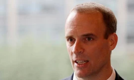 Ngoại trưởng Anh Dominic Raab. (Ảnh: Reuters)