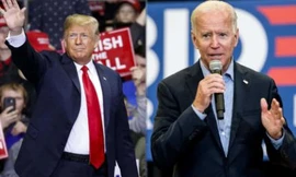 Hai đối thủ Donald Trump và Joe Biden. (Ảnh: CNN)