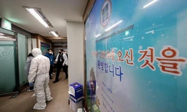 Bên trong một cơ sở của giáo phái Tân Thiên Địa. (Ảnh: Yonhap)