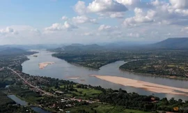 Đoạn sông Mekong chảy qua Thái Lan. (Ảnh: Reuters)