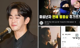 Kim Soo Hyun khó "lật kèo" với loạt ảnh, clip mới được Viện Garo Sero tung ra