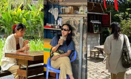 Lee Hyori "hòa tan" khi tới TP.HCM: Uống cà phê chuẩn người bản địa, tiện tay mở lớp yoga