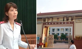 Bà Nguyễn Thị Kim Anh, Trưởng đoàn Thanh tra Bộ Xây dựng trước khi bị bắt.