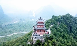 Bảo Tháp tại quần thể chùa Tam Chúc. Ảnh: Minh Đức