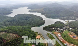 Khu vực hồ Đầm Bài. 