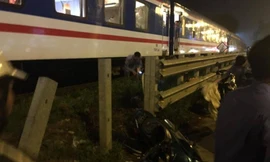 Hiện trường vụ tai nạn. Ảnh: V.H