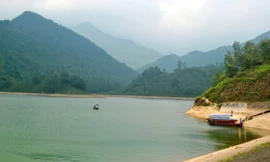 Hồ Gò Miếu, nơi xảy ra sự việc. Ảnh BTN