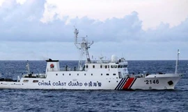 Tàu của Cảnh sát Biển Trung Quốc gần Senkaku/ Điếu Ngư hôm 8/8