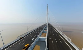 Cầu Gia Hưng- Thiệu Hưng là cây cầu dây văng dài nhất thế giới