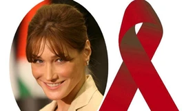 Carla Bruni lạc quan về cuộc chiến chống AIDS