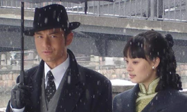 Huỳnh Hiểu Minh và Tôn Lệ trong phim “Tân bến Thượng Hải”