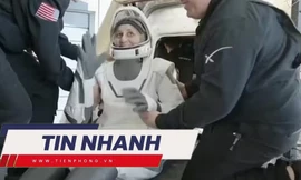 TIN NHANH: Cận cảnh phi hành gia NASA trở về trái đất sau nhiều tháng kẹt trên vũ trụ