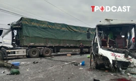 NÓNG 19/1: 8 nạn nhân vụ tai nạn liên hoàn trên quốc lộ 1 đang được cấp cứu