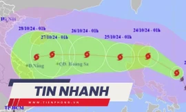 TIN NHANH: Bão Trami giật cấp 15 đang hướng vào Việt Nam; Xôn xao clip nam sinh bị ép ăn đất