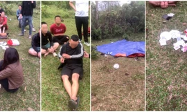 Bắt quả tang 10 con bạc, thu giữ 125 triệu đồng trên sới xóc đĩa