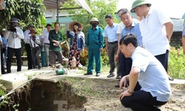 Nghệ An lập đoàn liên ngành kiểm tra vụ xuất hiện ‘hố tử thần’ ở thủ phủ khoáng sản