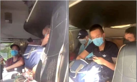 Dùng xe đầu kéo chở 6 người 'thông chốt' trong thời gian giãn cách xã hội