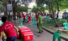 Khách nhậu, nhân viên quán bia chạy tán loạn khi thấy công an 