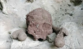 Tin mới vụ phát hiện nhiều xương, hộp sọ nghi của người trong hang đá ở Nghệ An