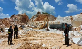 Vụ 'đại gia' khai thác đá trái phép ở Nghệ An: Khởi tố thêm 3 bị can