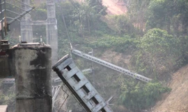 Nguyên nhân sập cầu treo Kẻ Nính
