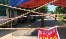 Cách ly xã hội 4 thôn ở xã Nghi Diên, huyện Nghi Lộc, Nghệ An