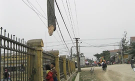 Cột điện không chân